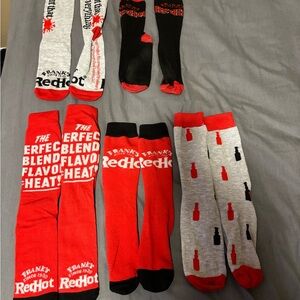 johnnie-O Red, Black & Gray Crew Sock Assortment